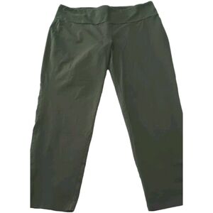 3/10 Women With Control Renee Greenstein Leggings Athletic Gym Olive Green QVC